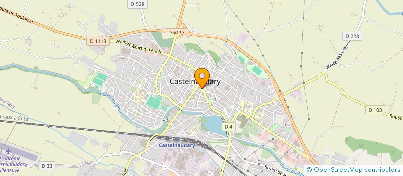 localisation de l'entreprise L3M OPTIQUE à CASTELNAUDARY