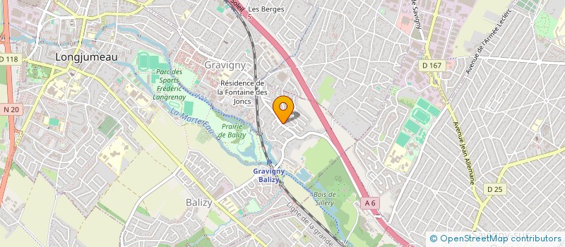 localisation de l'entreprise L3P à LONGJUMEAU