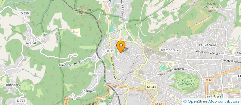 localisation de l'entreprise L3P  DURTOL