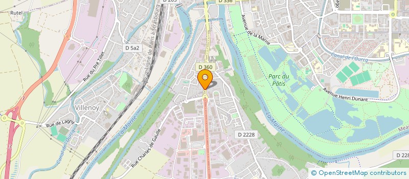 localisation de l'entreprise L3P à MEAUX