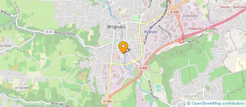 localisation de l'entreprise L3P EVENEMENTS à BRIGNAIS