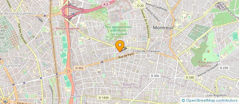 localisation de l'entreprise L3S à MONTREUIL