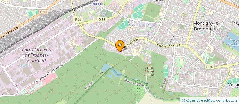 localisation de l'entreprise L3S  MONTIGNY-LE-BRETONNEUX