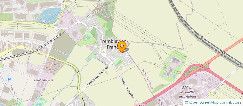 localisation de l'entreprise L3S MOBILE à TREMBLAY-EN-FRANCE