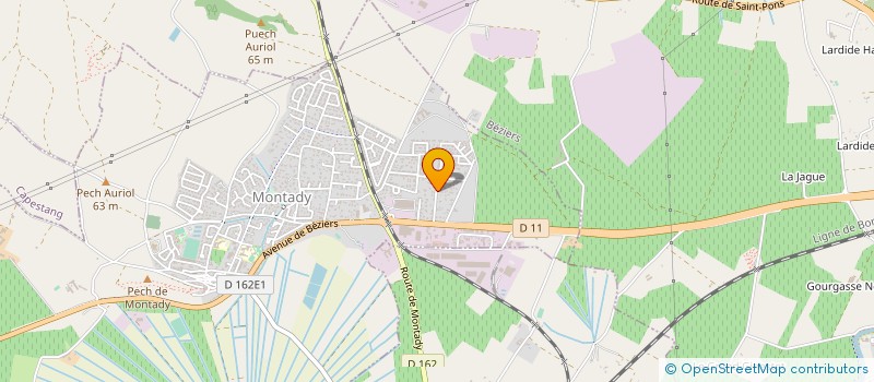 localisation de l'entreprise L3T AMENAGEMENT  MONTADY