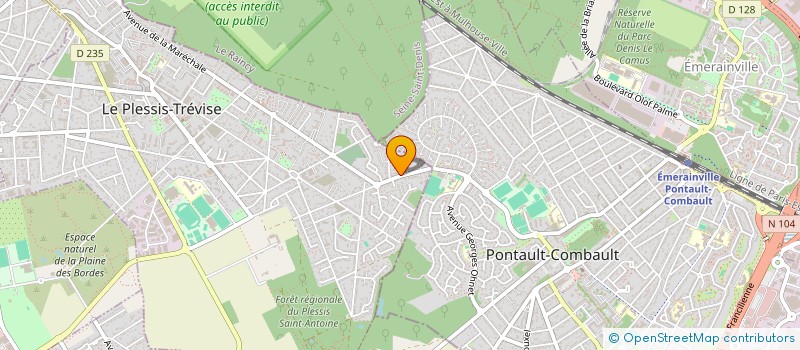 localisation de l'entreprise L3T CONSULTING à LE PLESSIS-TREVISE