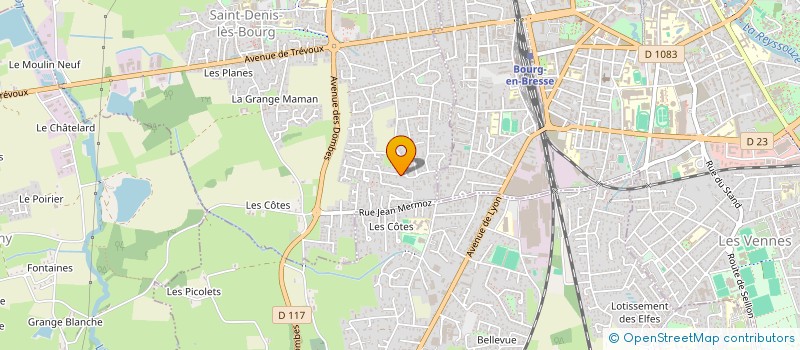 localisation de l'entreprise L3V à SAINT-DENIS-LES-BOURG