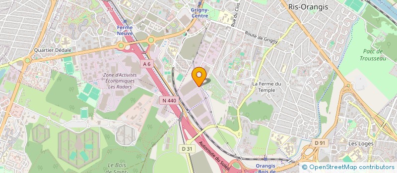 localisation de l'entreprise L4 LOGISTICS à RIS-ORANGIS