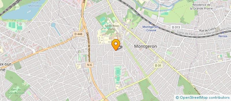 localisation de l'entreprise L42 à MONTGERON