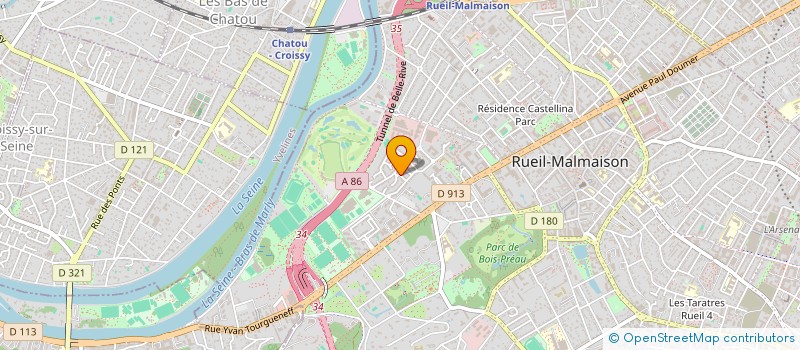 localisation de l'entreprise L4BEL à RUEIL-MALMAISON