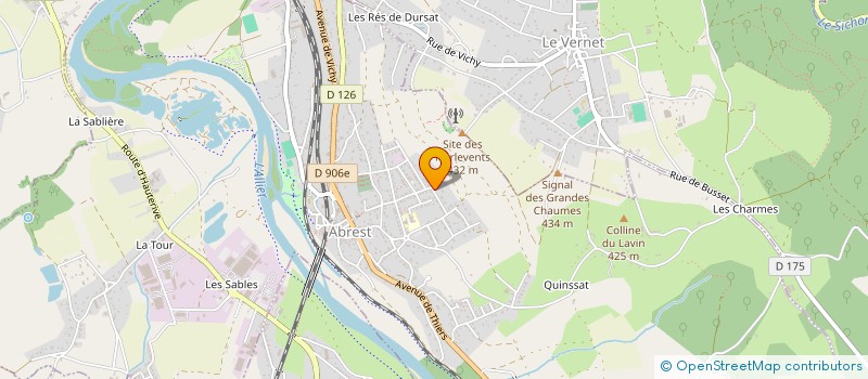 localisation de l'entreprise L4C  ABREST