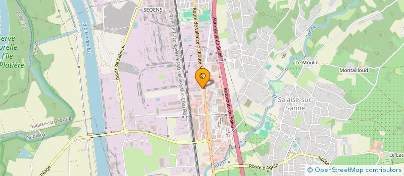 localisation de l'entreprise L4CS à SALAISE-SUR-SANNE