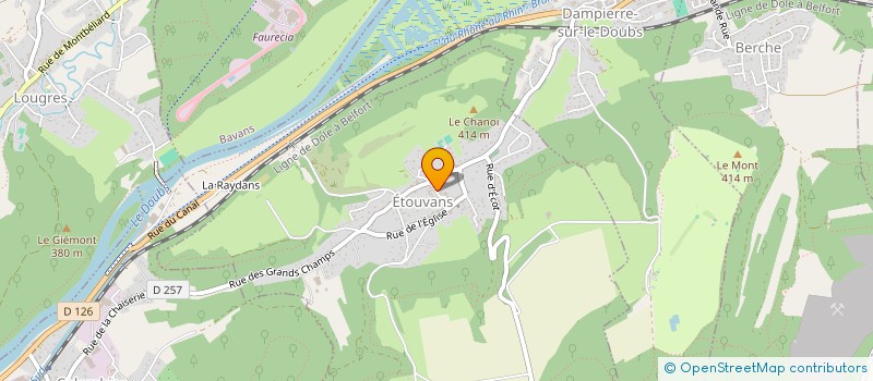 localisation de l'entreprise L4E CONSEILS  ETOUVANS