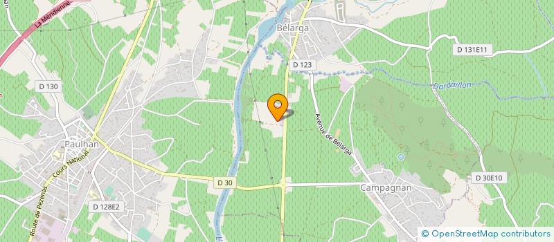 localisation de l'entreprise L4FPM SCI LES 4 FILS DU PROFESSEUR MORIN  CAMPAGNAN