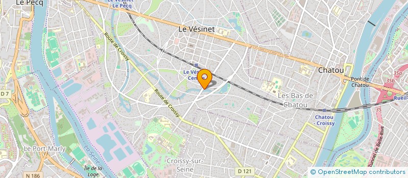 localisation de l'entreprise L4K  LE VESINET