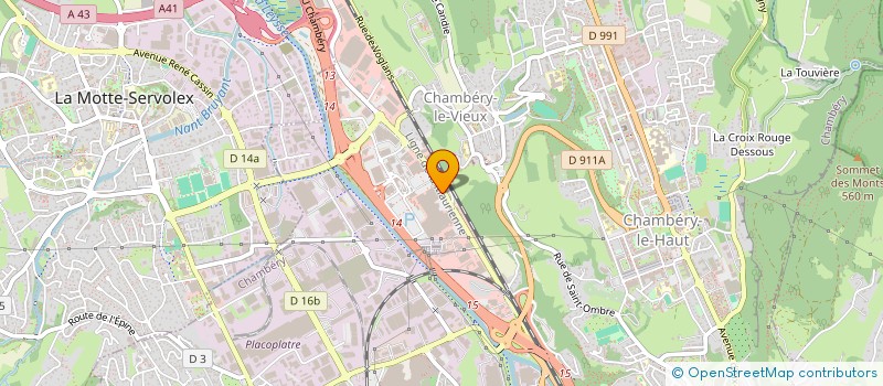 localisation de l'entreprise L4OS  CHAMBERY