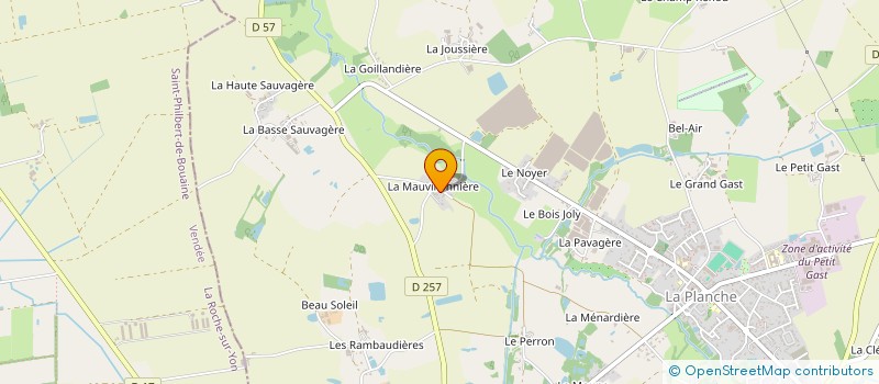 localisation de l'entreprise L4R  LA PLANCHE