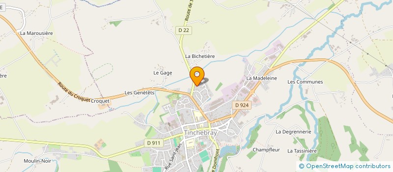 localisation de l'entreprise L4T FINANCES à TINCHEBRAY-BOCAGE