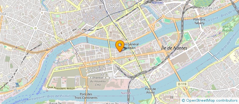 localisation de l'entreprise L4W à NANTES