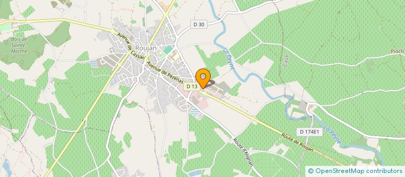 localisation de l'entreprise L5C ROUJAN  ROUJAN