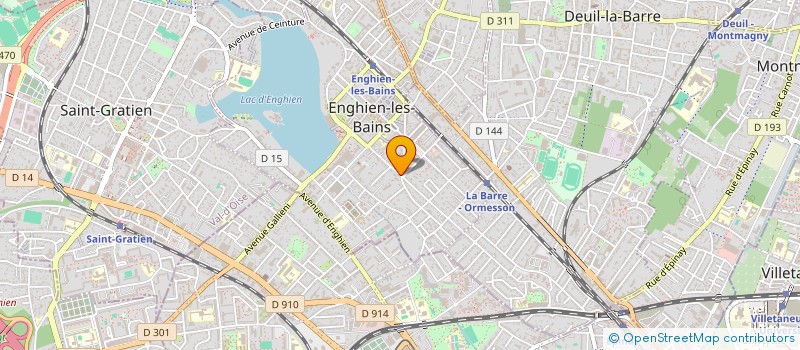 localisation de l'entreprise L5P à ENGHIEN-LES-BAINS