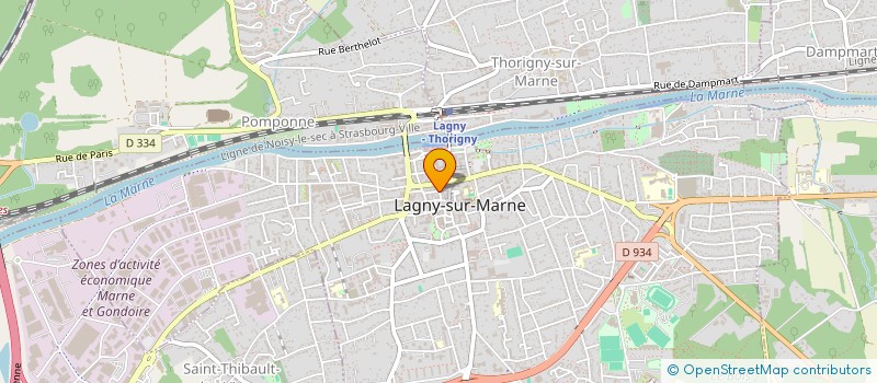 localisation de l'entreprise L5S1D  LAGNY-SUR-MARNE