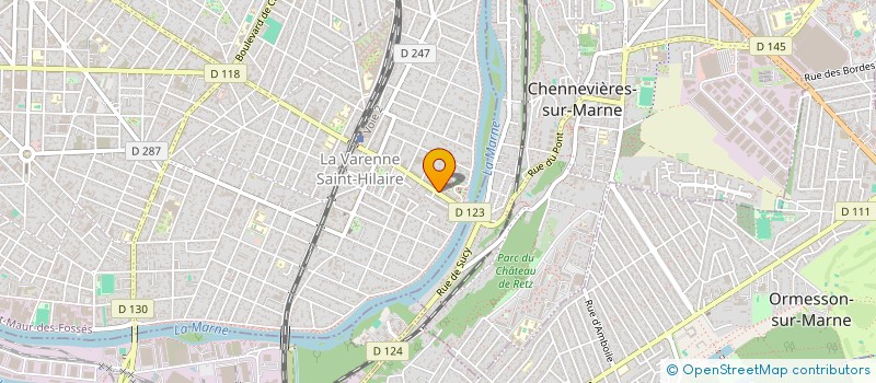 localisation de l'entreprise L5V  VILLIERS-SUR-MARNE