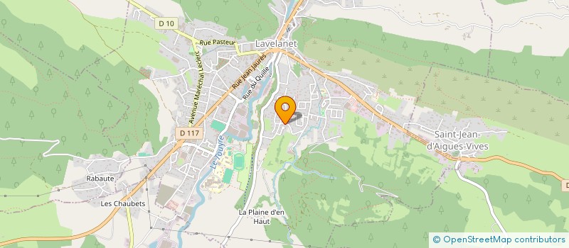 localisation de l'entreprise L7M à LAVELANET
