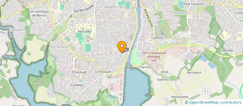localisation de l'entreprise LA 102 à VANNES