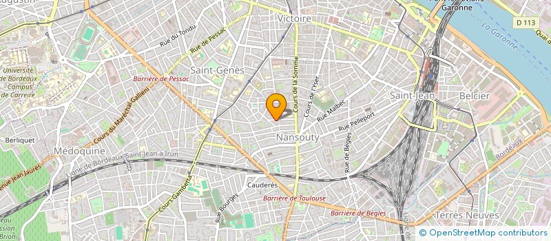 localisation de l'entreprise LA 102 SCI  BORDEAUX