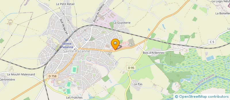 localisation de l'entreprise LA 12 LINGERIE  SAINTE-PAZANNE