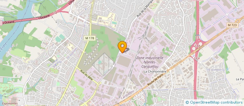 localisation de l'entreprise LA 13EME PORTE à CARQUEFOU