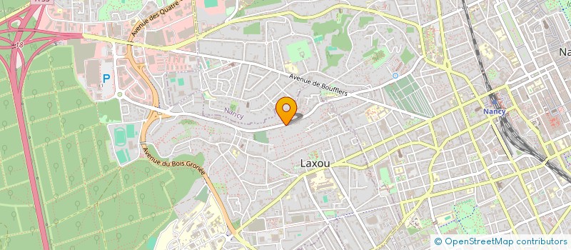 localisation de l'entreprise LA 23IEM AVENUE  LAXOU