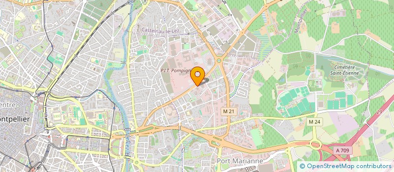 localisation de l'entreprise LA 3 A à MONTPELLIER