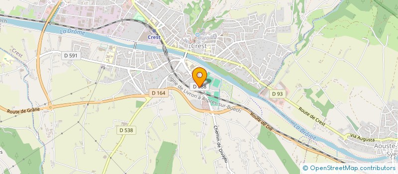 localisation de l'entreprise LA 32 IEME  CREST