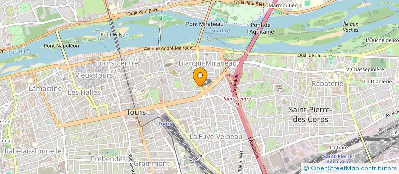 localisation de l'entreprise LA 37 EME CHAMBRE  TOURS