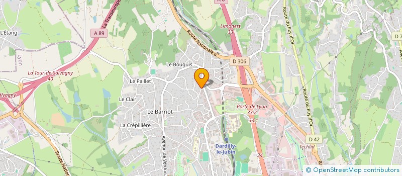 localisation de l'entreprise LA 3EME MAIN  DARDILLY