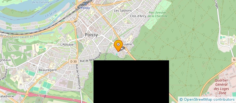 localisation de l'entreprise LA 3EME VOIX  POISSY