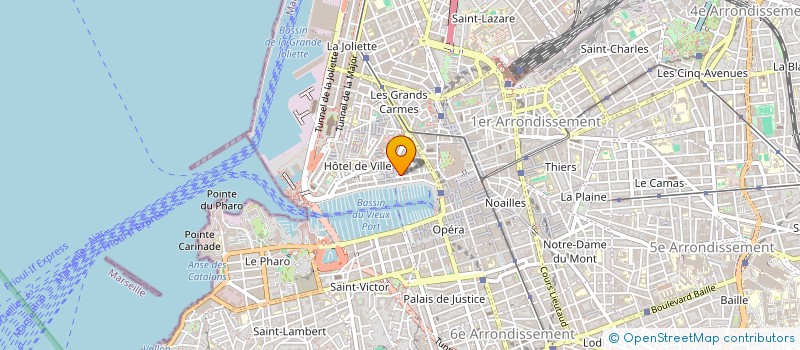 localisation de l'entreprise LA 3G à MARSEILLE