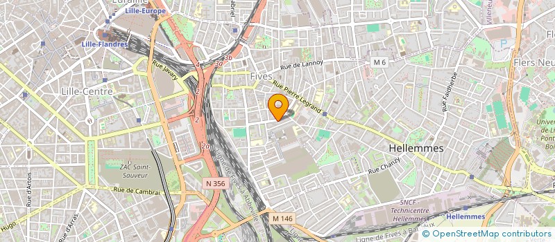 localisation de l'entreprise LA 404 à LILLE