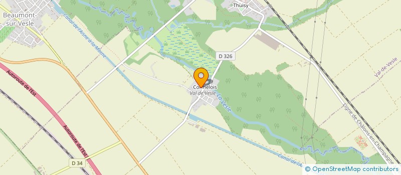 localisation de l'entreprise LA 4BULLES  VAL-DE-VESLE