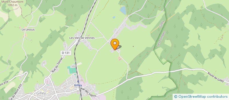 localisation de l'entreprise LA 4L D'EN DZILLIE  GILLEY