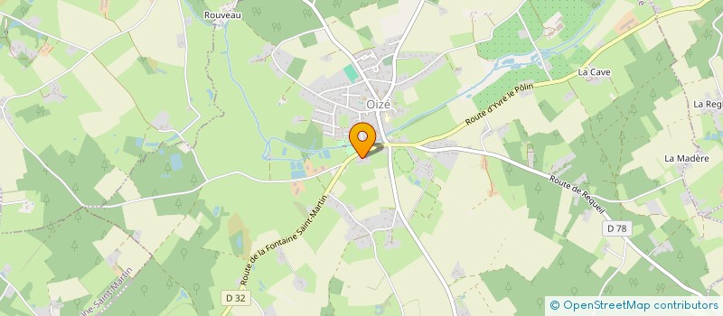 localisation de l'entreprise LA 4L DE L'OUEST  OIZE