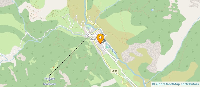 localisation de l'entreprise LA 4L DE LA TINEE à SAINT-ETIENNE-DE-TINEE