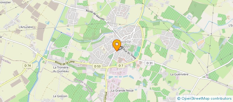 localisation de l'entreprise LA 4L DES DINA'MITES  DIVATTE-SUR-LOIRE