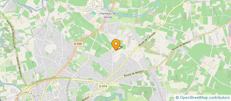 localisation de l'entreprise LA 4L DES FRERES CORROLLER  CARPENTRAS