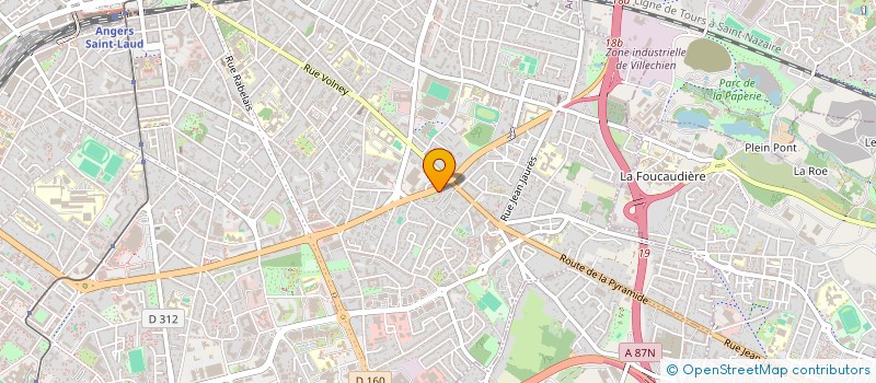 localisation de l'entreprise LA 4L DES Z'AMOURS à ANGERS