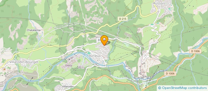 localisation de l'entreprise LA 4L MAURIENNAISE  AVRIEUX