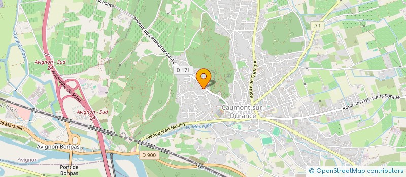 localisation de l'entreprise LA 4L PROVENCALE  CAUMONT-SUR-DURANCE