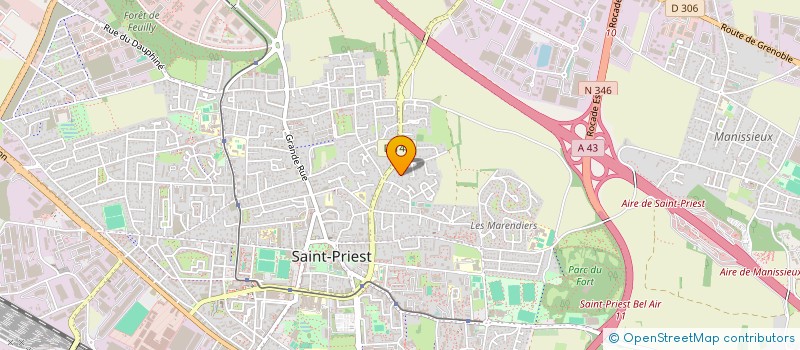 localisation de l'entreprise LA 4L RHODANIENNE  SAINT-PRIEST